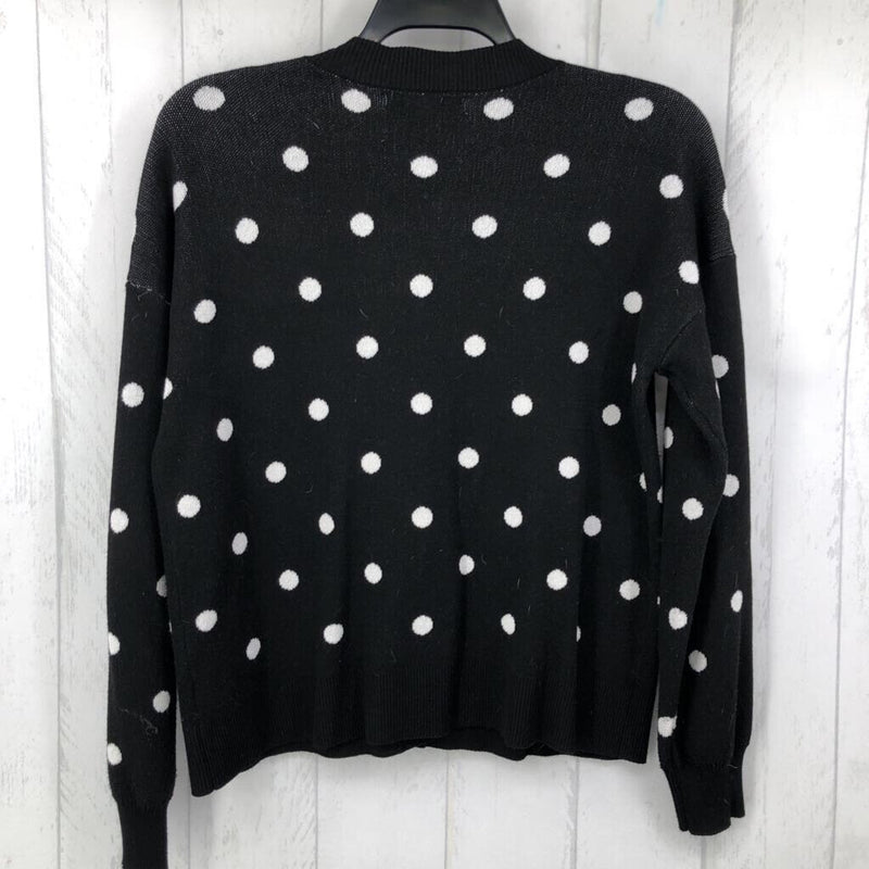 M Polks dot cardi