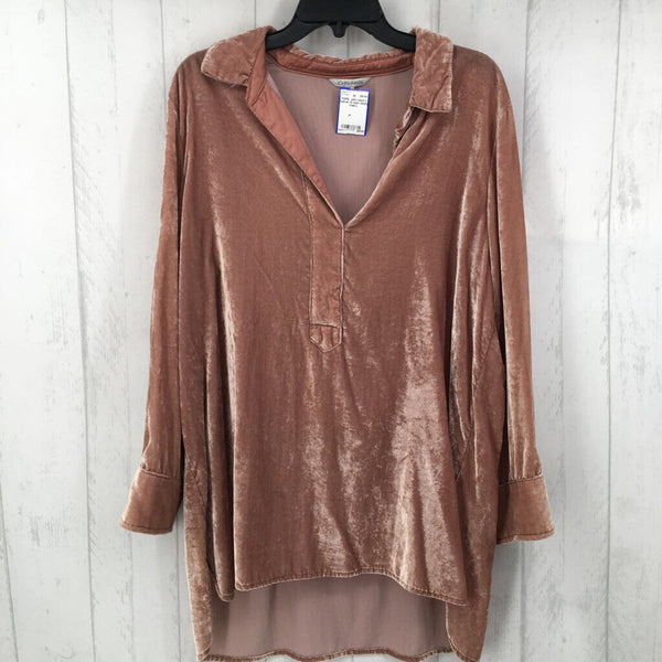 L Velvet l/s tunic