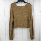 M Crewneck crop sweater