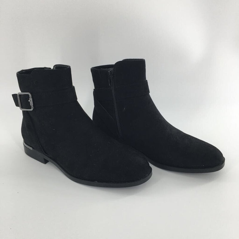 8 side zip ankle boots