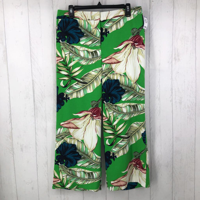 8 Flo print wide leg pants