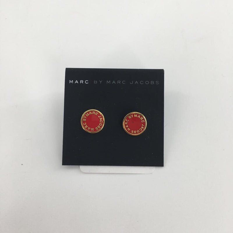 Marc Jacobs red post earrings