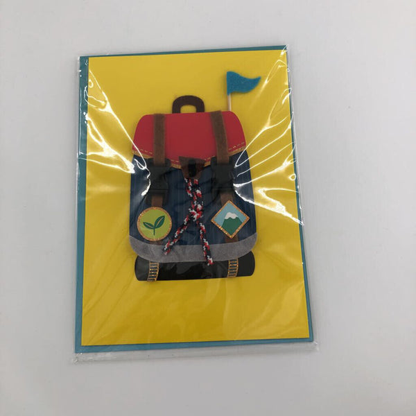 Greeting card-Backpack blank