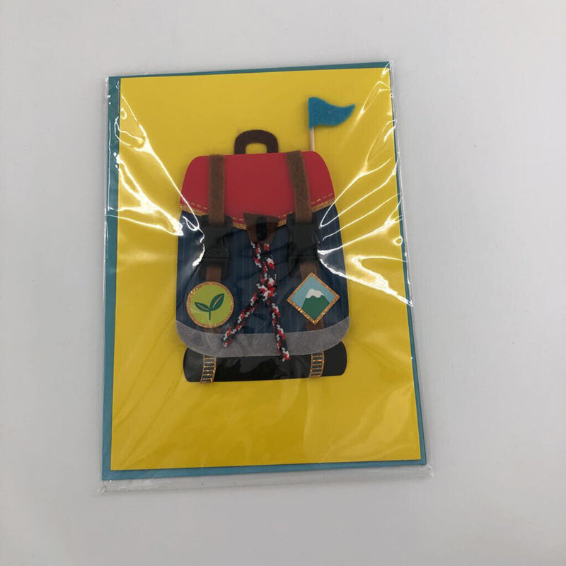 Greeting card-Backpack blank