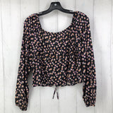 XL Flo print l/s top