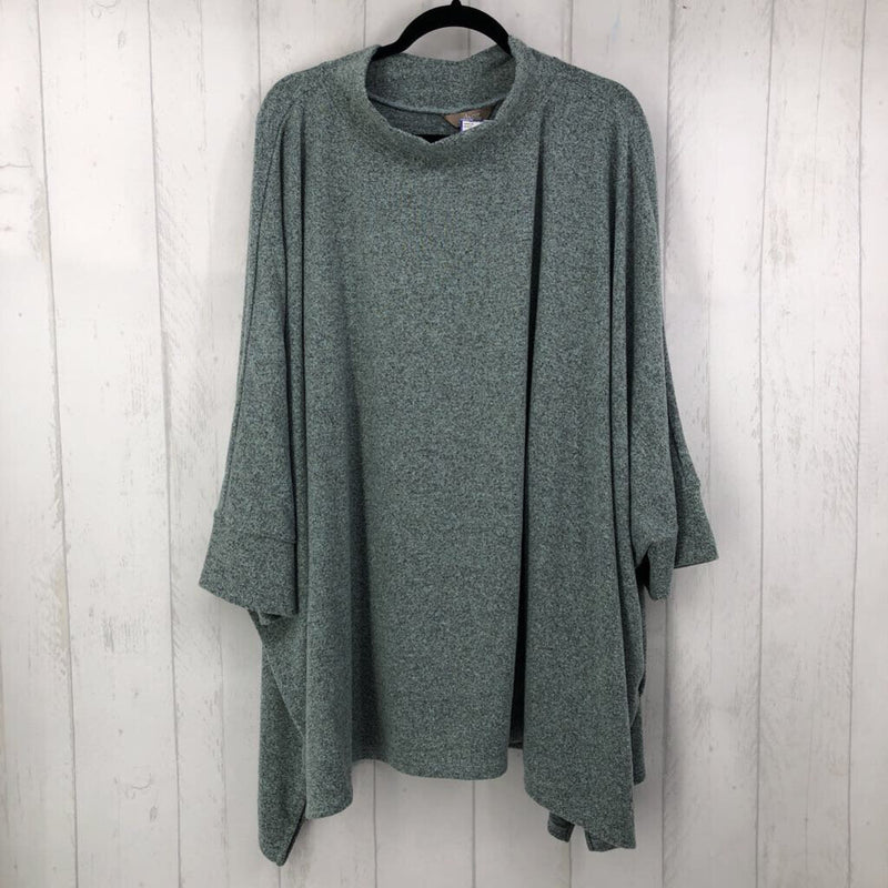 4X Marled dolman slv top