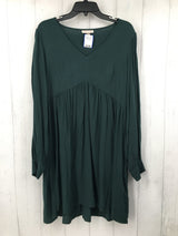 L V-neck l/s dress