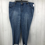 24W Frayed hem jeans