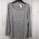 L Marled l/s top