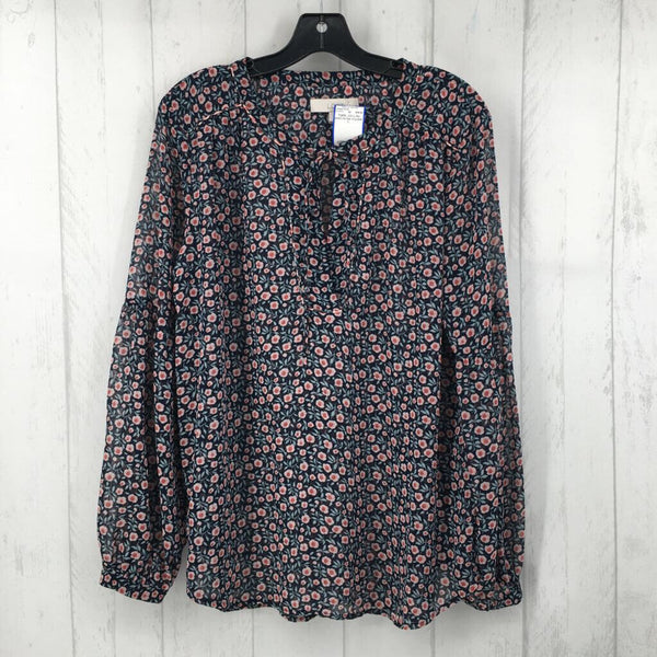 L Flo print l/s top