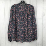 L Flo print l/s top