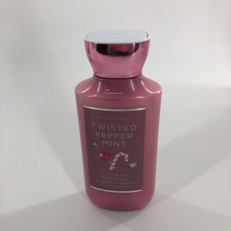 B&BW Twisted peppermint body lotion 8 oz