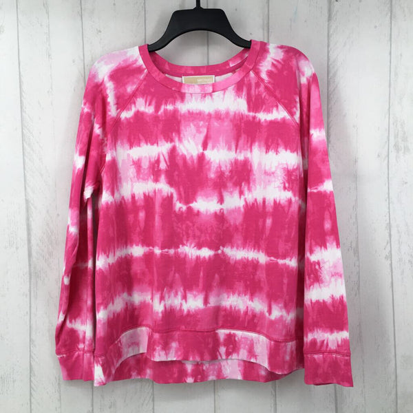 L Tie dye crewneck sweatshirt