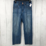 26 Hi-rise crop jeans