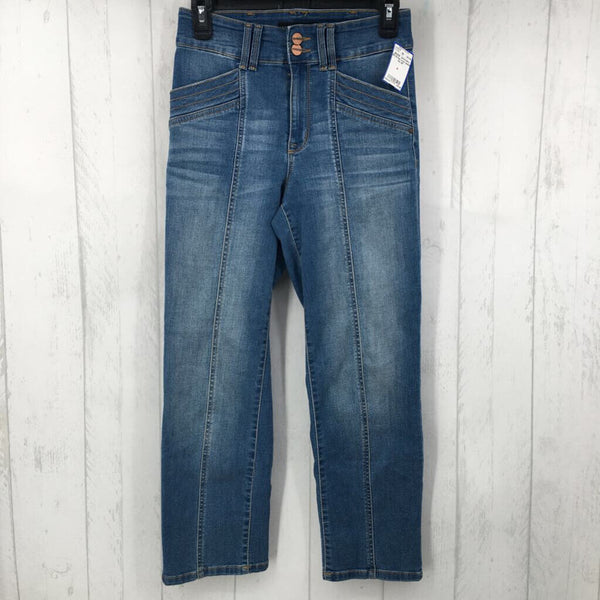 26 Hi-rise crop jeans