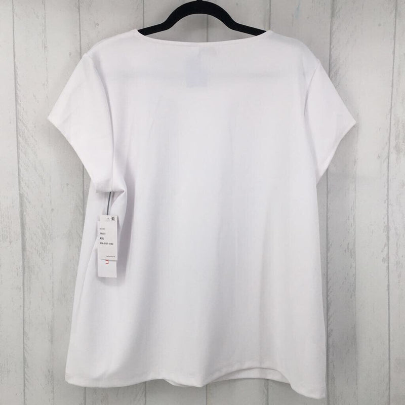 XXL Pleated s/s top