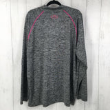 2XL Marled quarter-zip pullover l/s