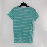 M V-neck striped s/s tee