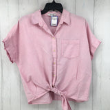 M Button down s/s top