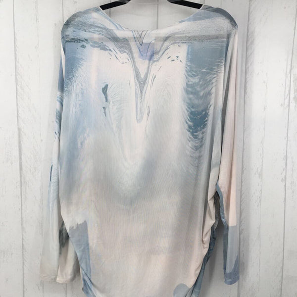 4X Marbled l/s top