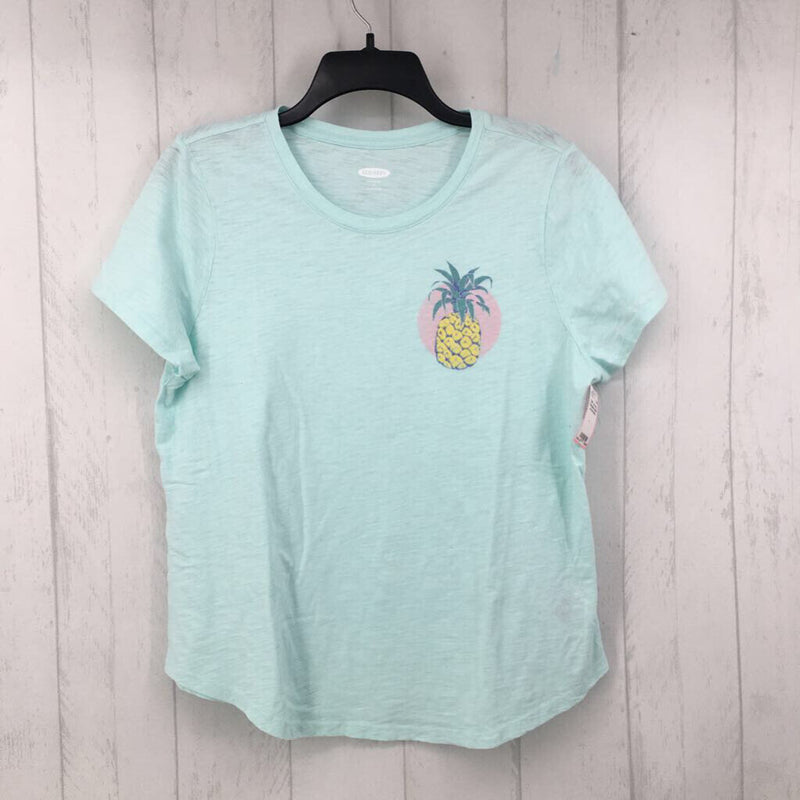 L Pineapple graphic s/s tee