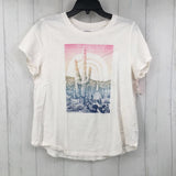 L Flo graphic s/s tee