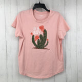 L Cactus graphic s/s tee