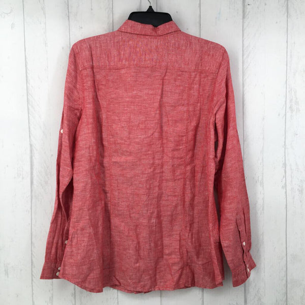 L Button down l/s top