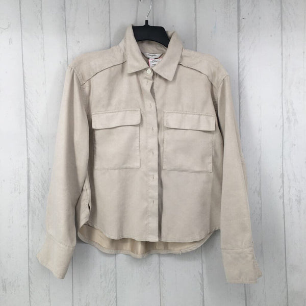 S Button down l/s top