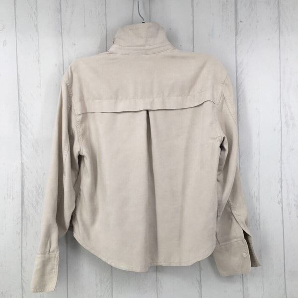 S Button down l/s top