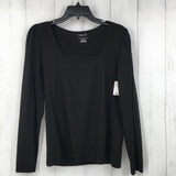 M Square neck l/s top