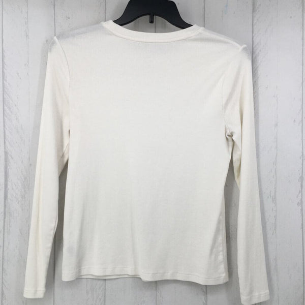 L Ribbed l/s top