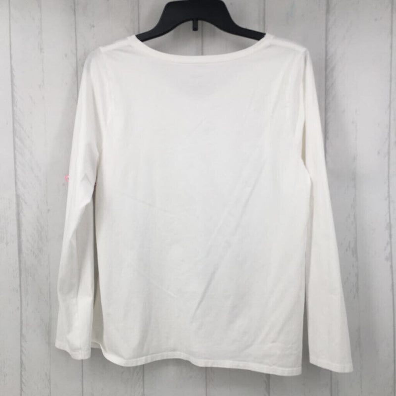 M V-neck l/s tee