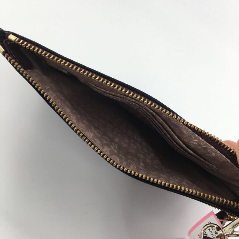 Leather wristlet