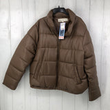 XL zip puffer coat