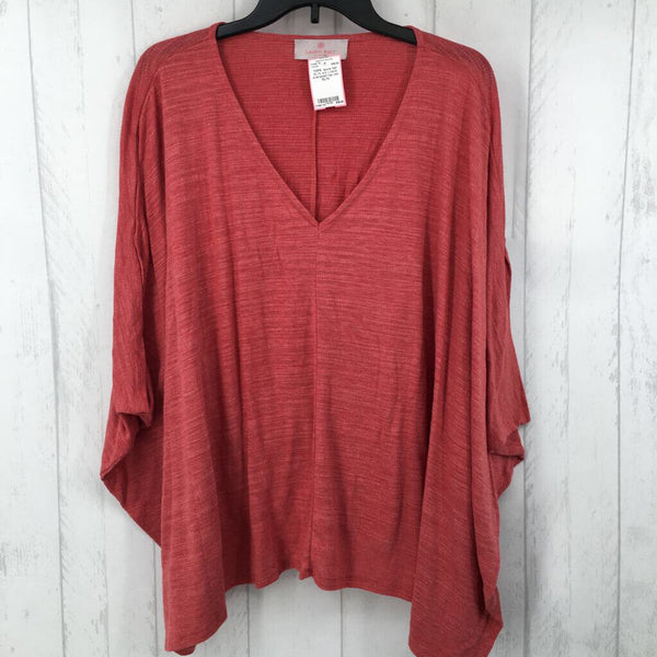 XL/1x s/s v-neck oversized top