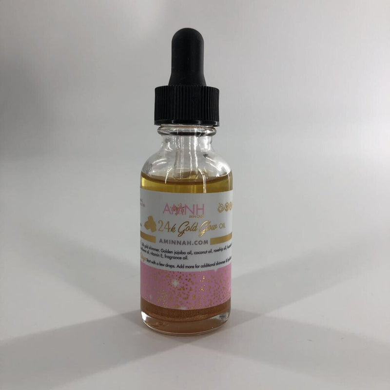 Aminah 24k gold glow oil 1 oz