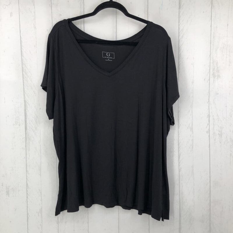 3x s/s v-neck top