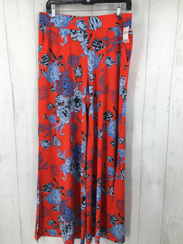 M floral wide leg pants