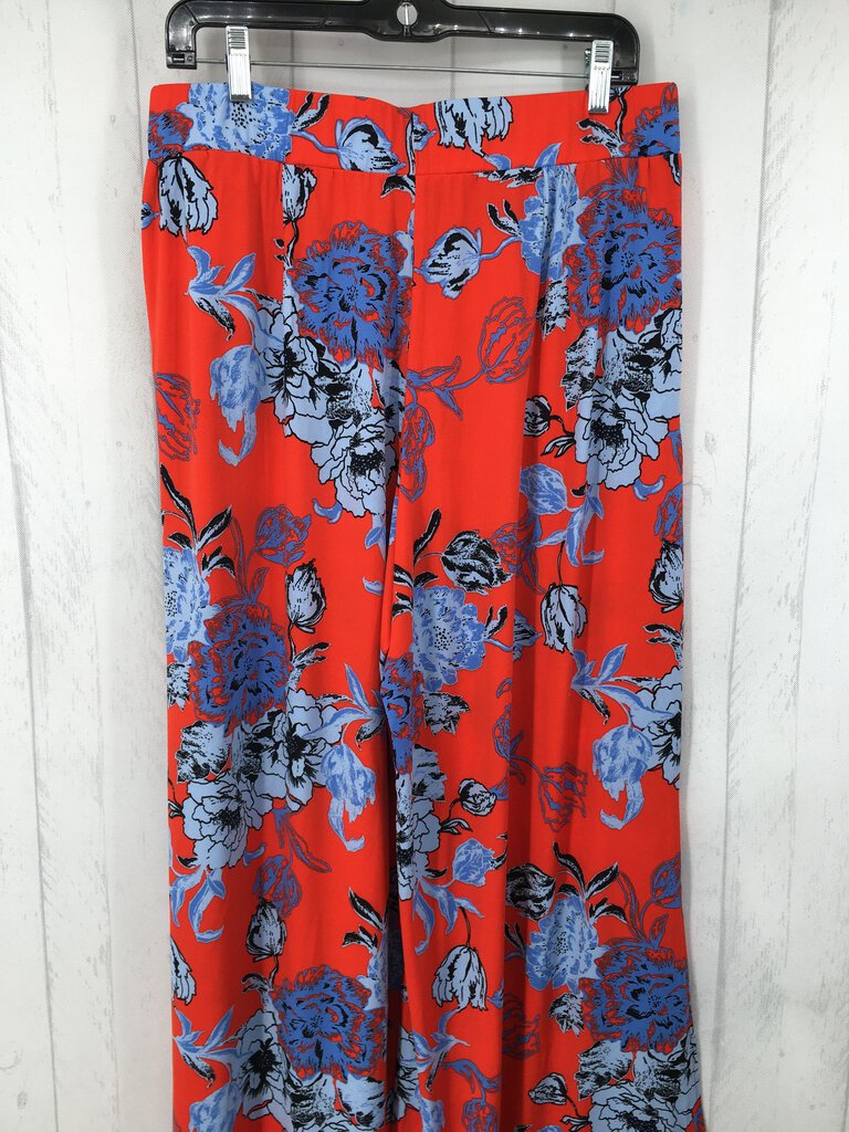 M floral wide leg pants