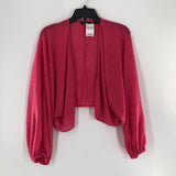 XL dolman crop open cardigan