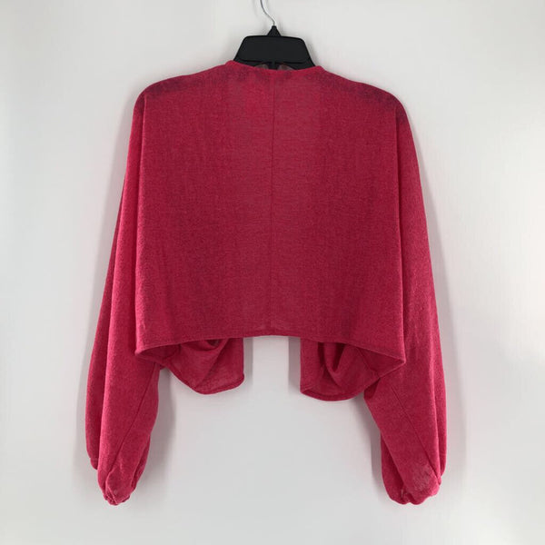 XL dolman crop open cardigan