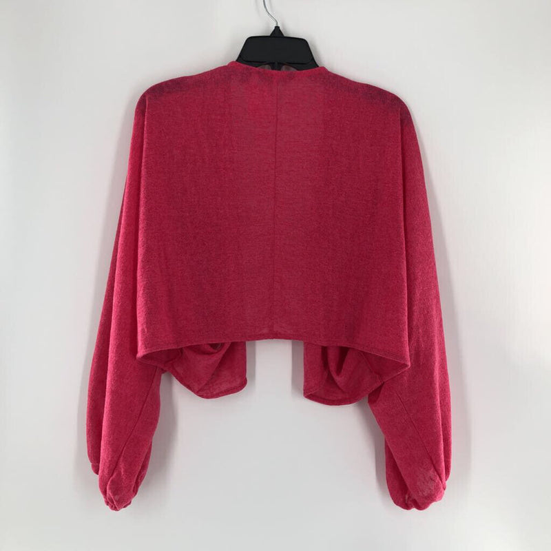 XL dolman crop open cardigan