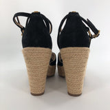 7.5 Wedge heel ankle strap shoes