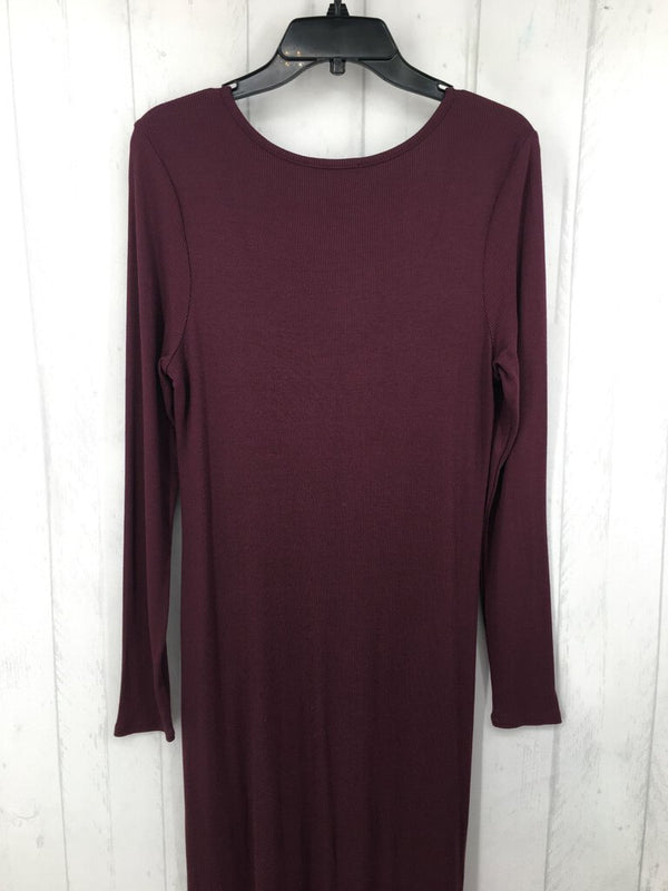 XL Ribbed l/s dress