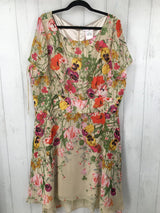 24W Flo print s/s dress