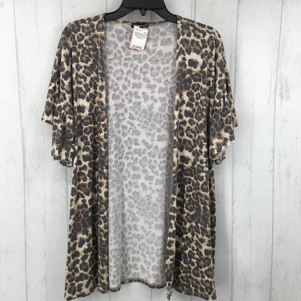 M Animal print cardi