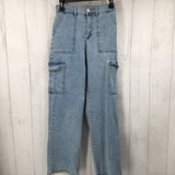 0 high rise cargo jeans