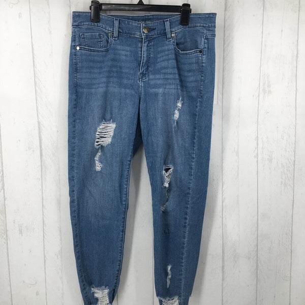 14 distressed jeans