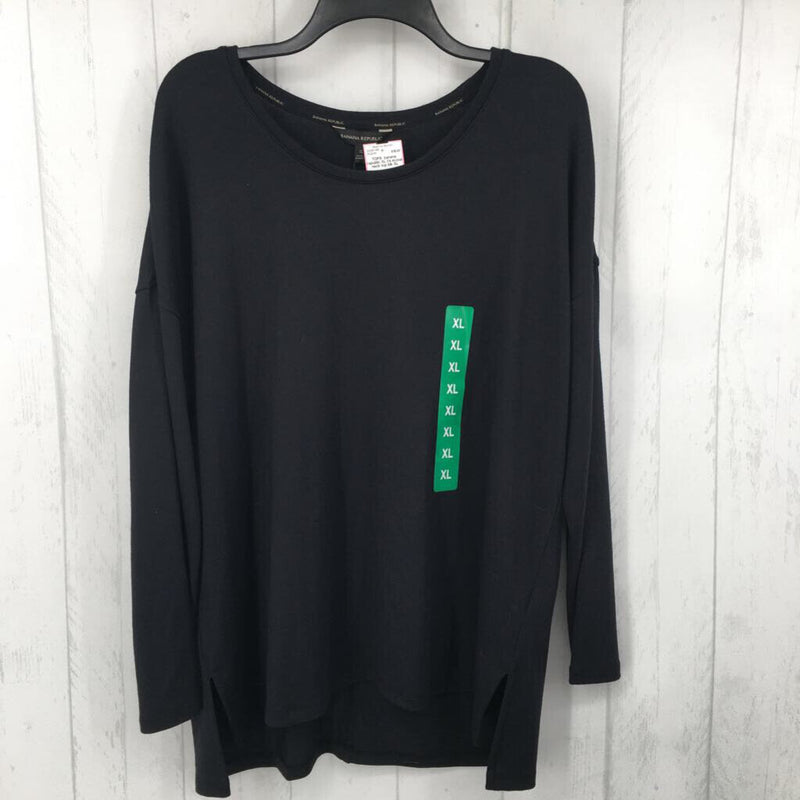 XL l/s scoop neck top